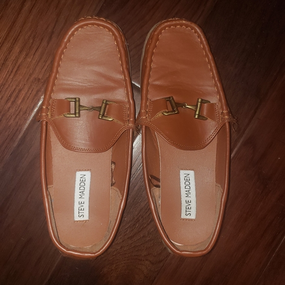 Steve Madden Brown Big Boys Sz3 - Picture 2 of 7